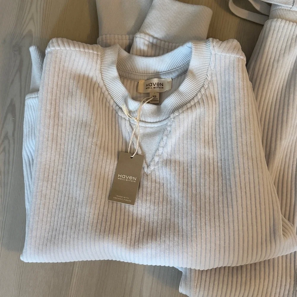 Talbots Ribbed Lounge Set - Picture 2 of 5